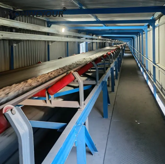 Konveyor sabuk darat modular jarak jauh